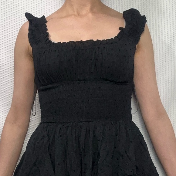 NWT The Love Galore Romper Black Ruffled Princess Polly - Picture 13 of 13